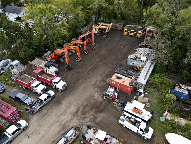 Shoreline Design equipment yard